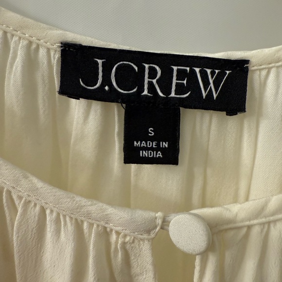 J. Crew Cream Puff-Sleeve Maxi Dress - Picture 2 of 3